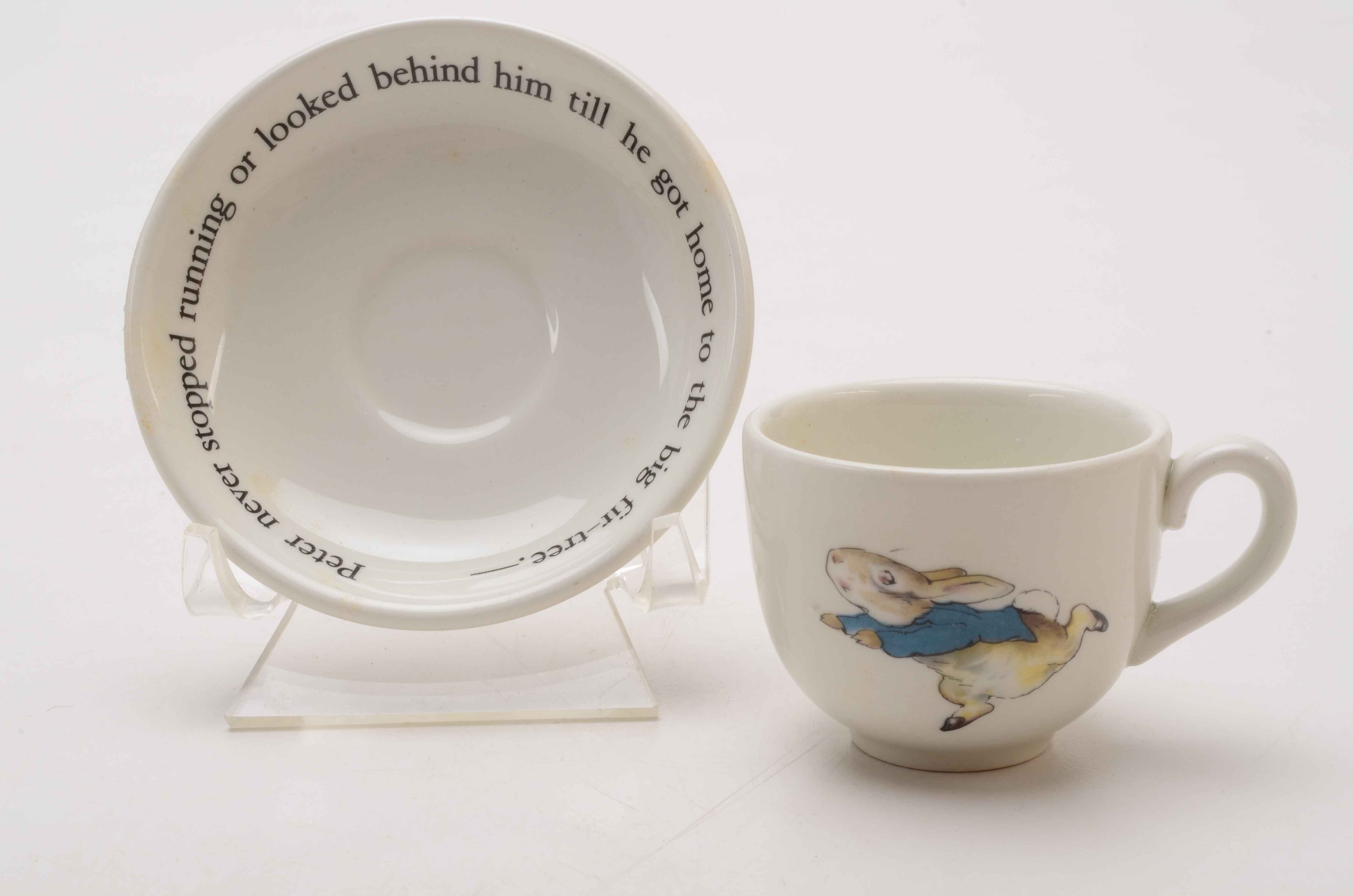 Collection of Beatrice Potter Wedgwood Tea Set and More.