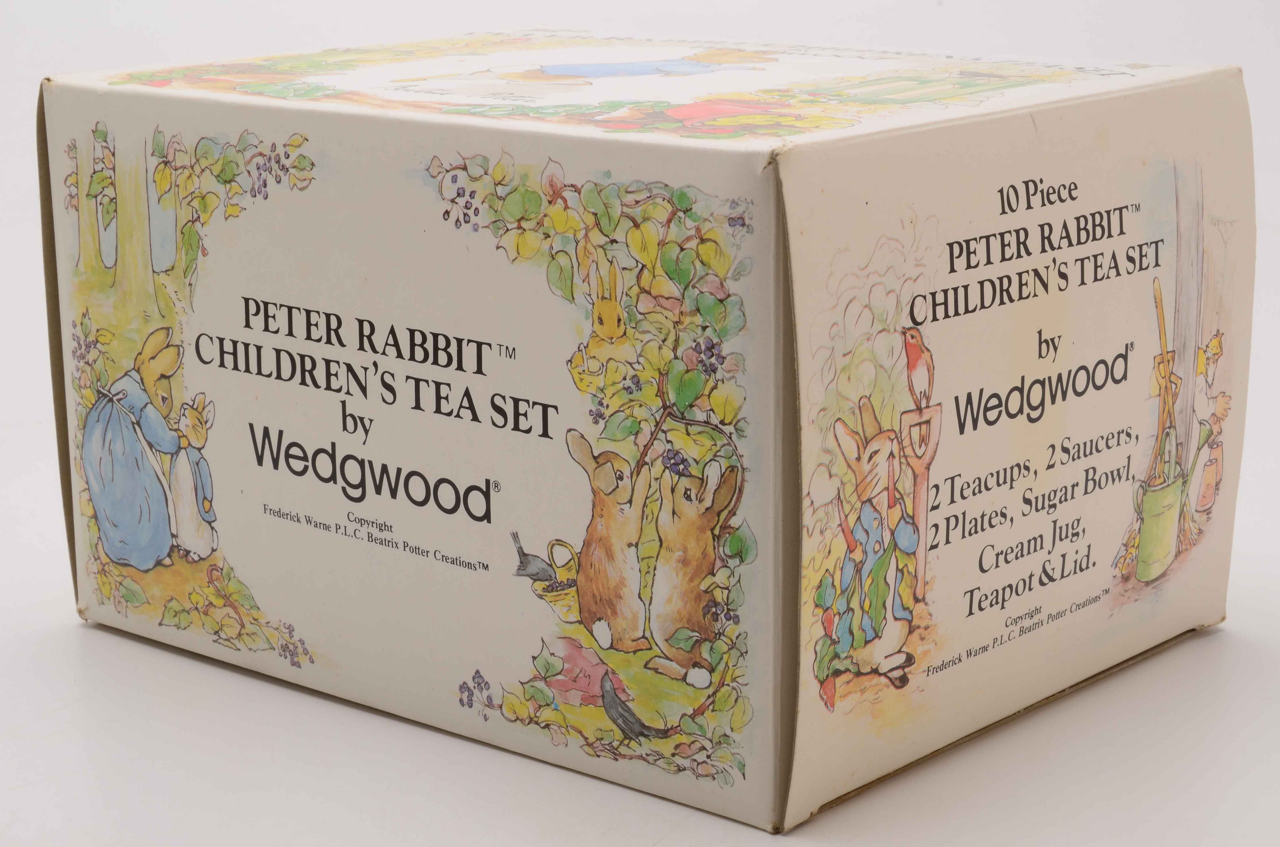 Collection of Beatrice Potter Wedgwood Tea Set and More.