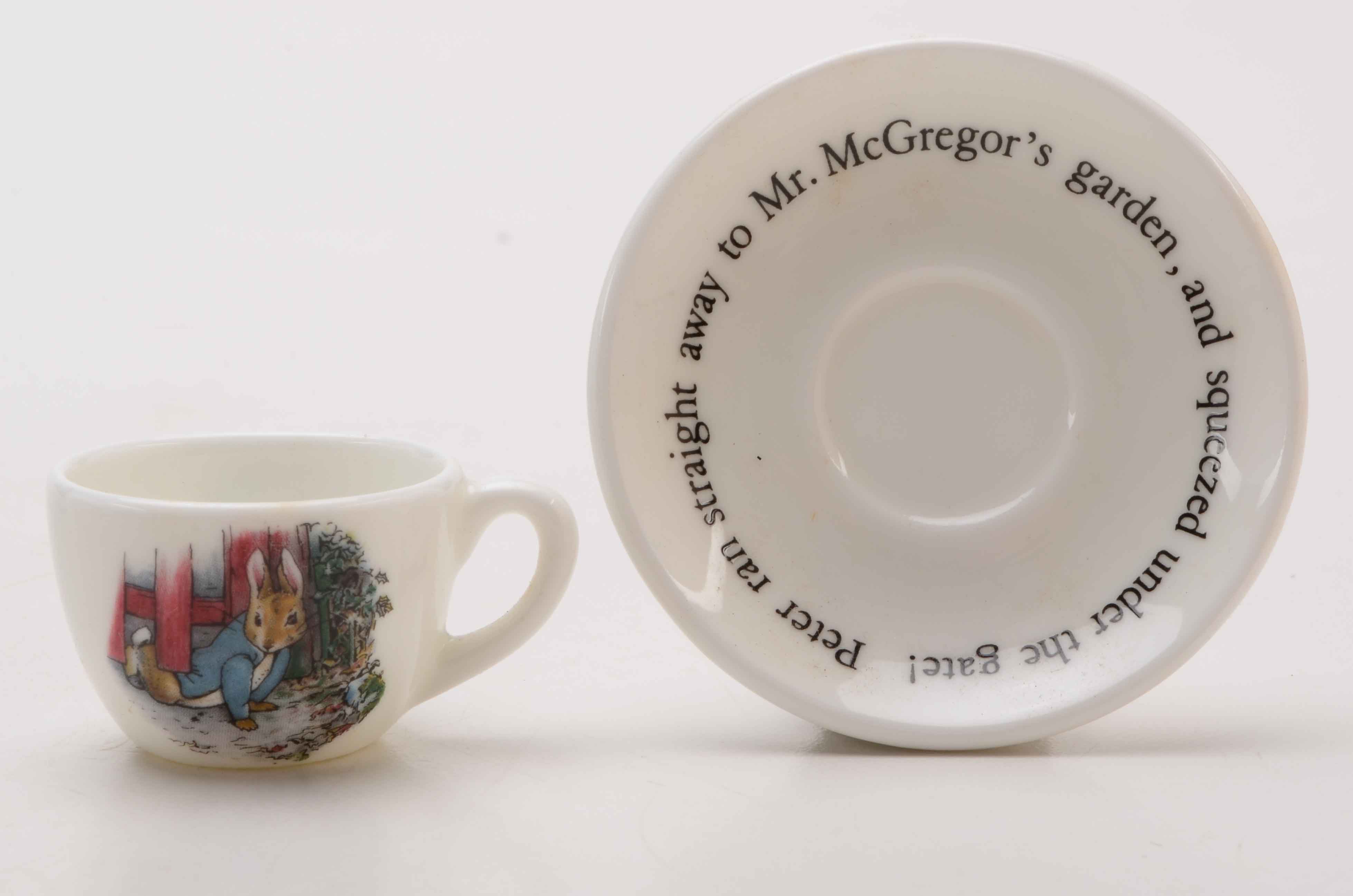 Collection of Beatrice Potter Wedgwood Tea Set and More.