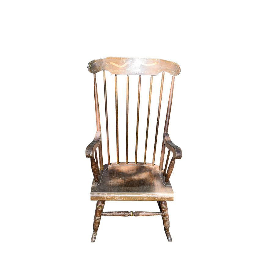 Painted Vintage Rocking Chair