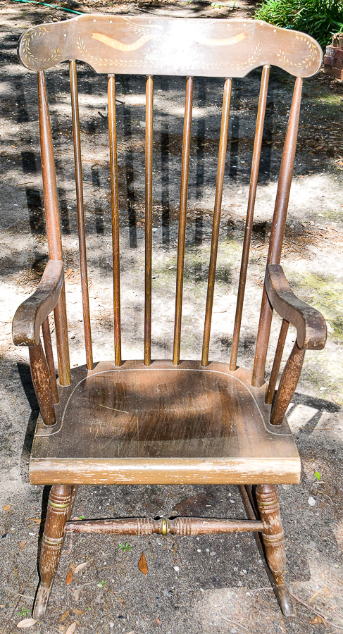 Painted Vintage Rocking Chair