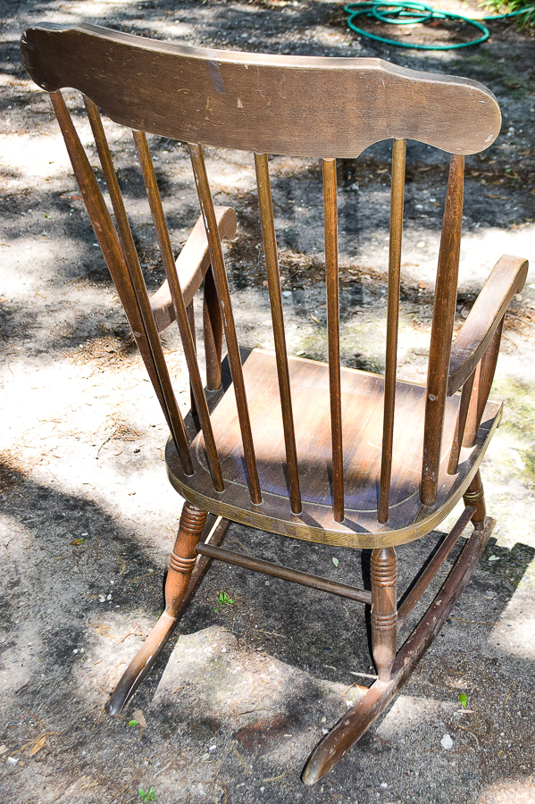 Painted Vintage Rocking Chair