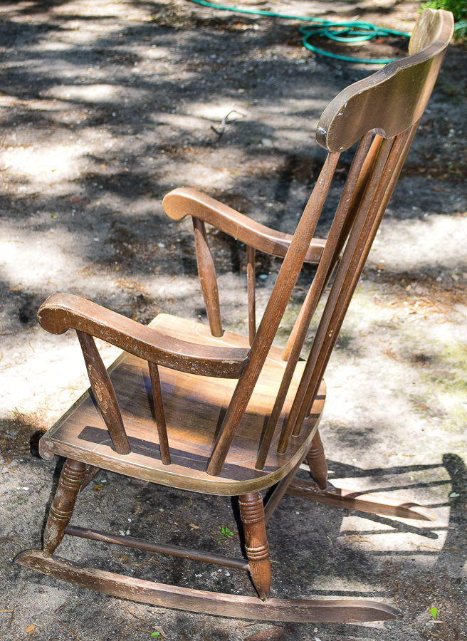 Painted Vintage Rocking Chair