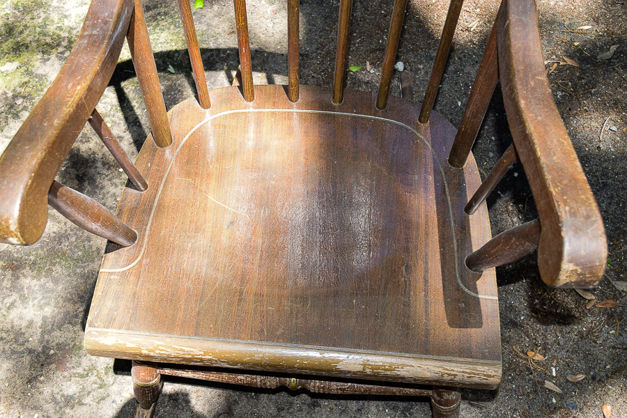 Painted Vintage Rocking Chair