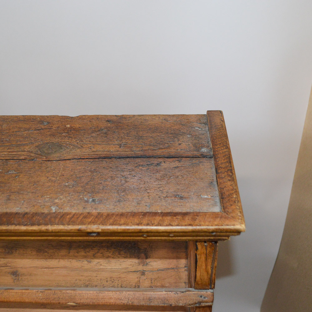 Rustic Country Pine Wall Hutch