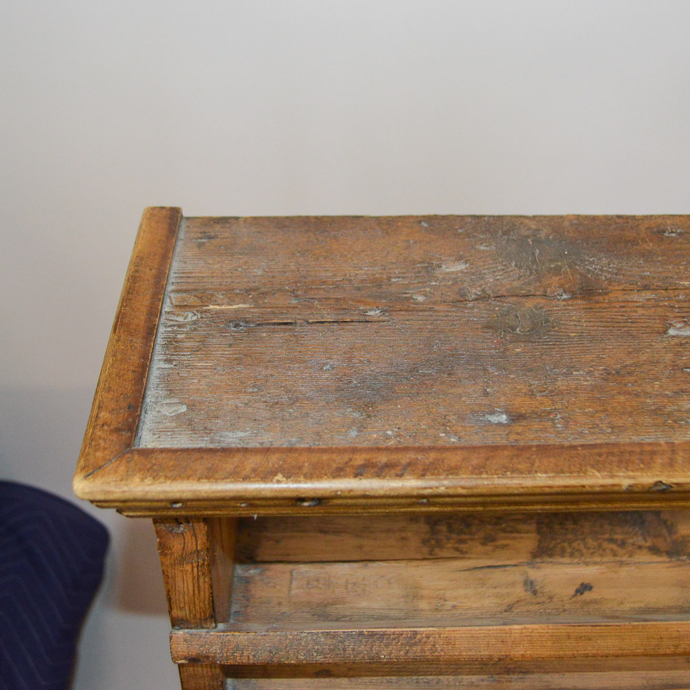 Rustic Country Pine Wall Hutch