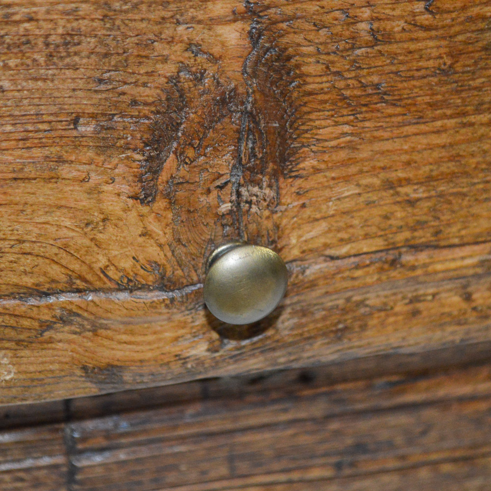 Rustic Country Pine Wall Hutch
