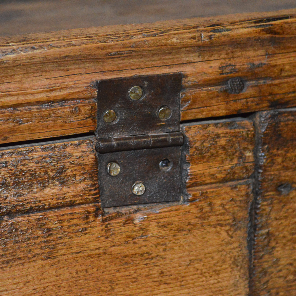 Rustic Country Pine Wall Hutch
