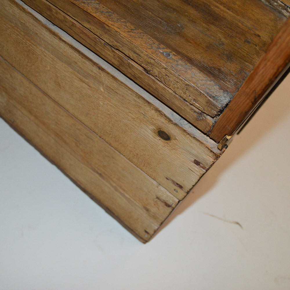 Rustic Country Pine Wall Hutch