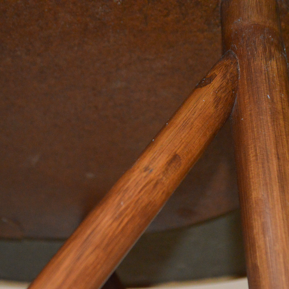 Mid Century Round Bentwood Side Table