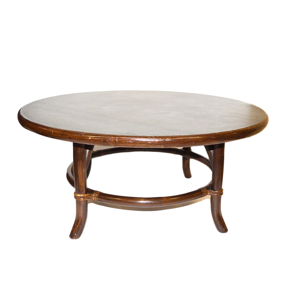 Mid Century Round Bentwood Coffee Table