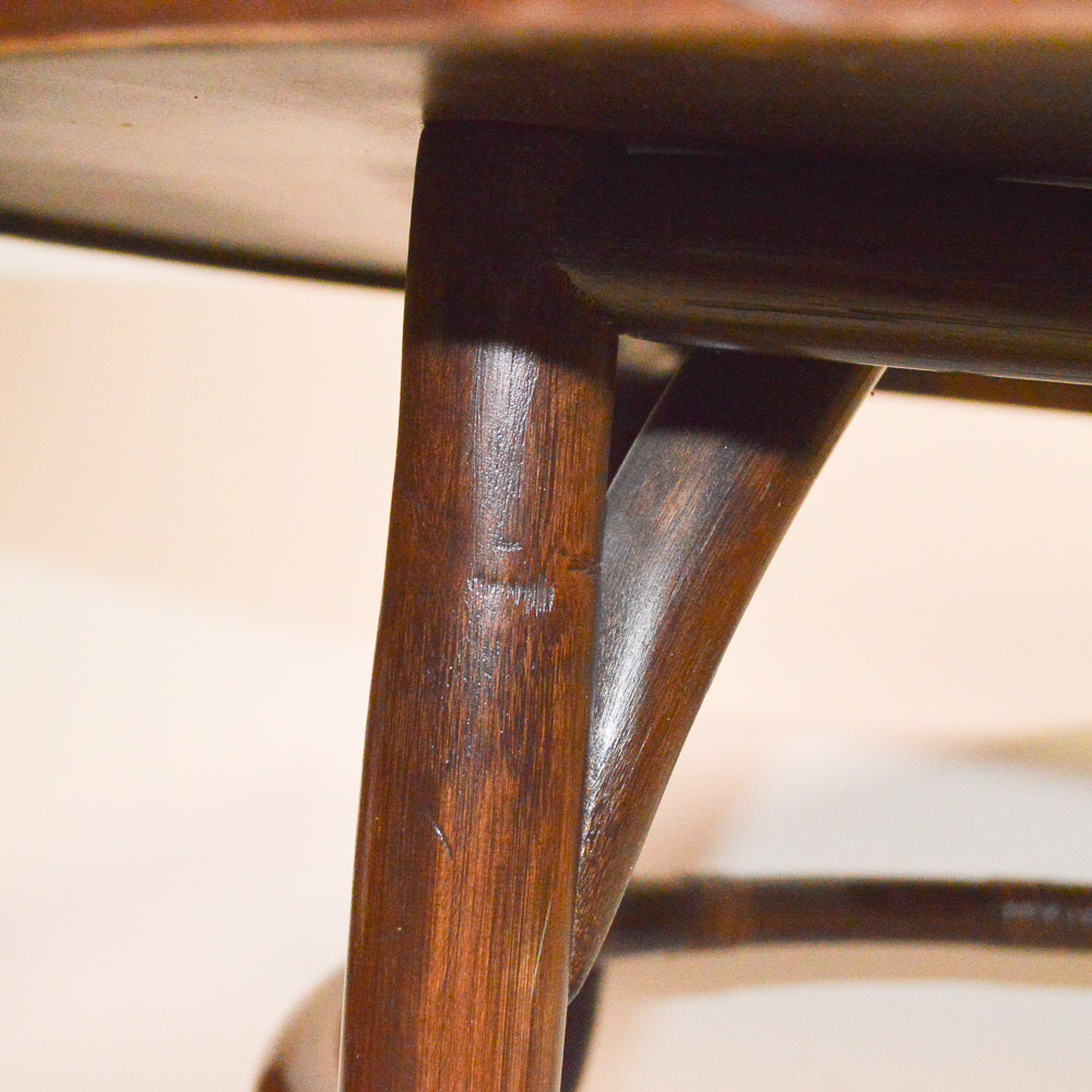 Mid Century Round Bentwood Coffee Table
