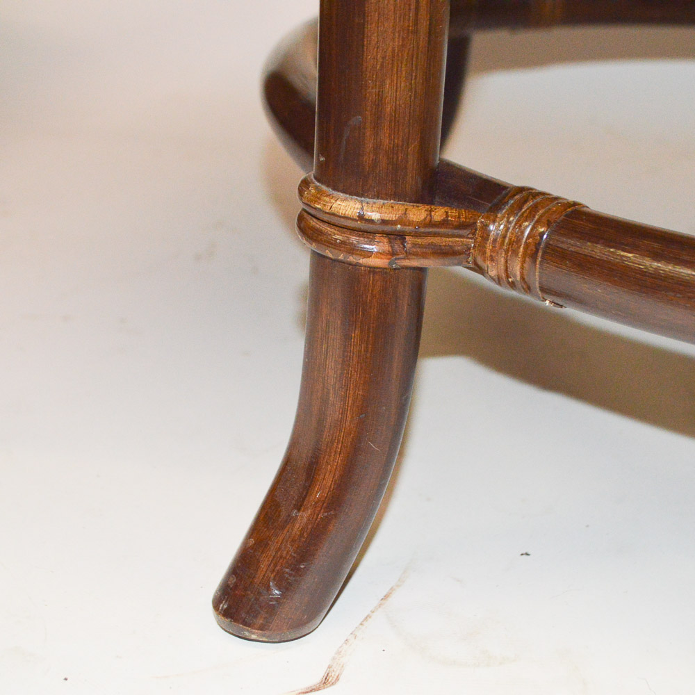 Mid Century Round Bentwood Coffee Table