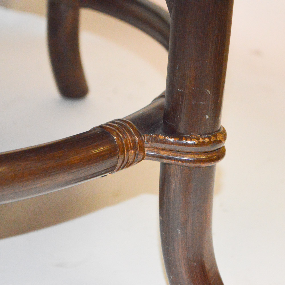 Mid Century Round Bentwood Coffee Table