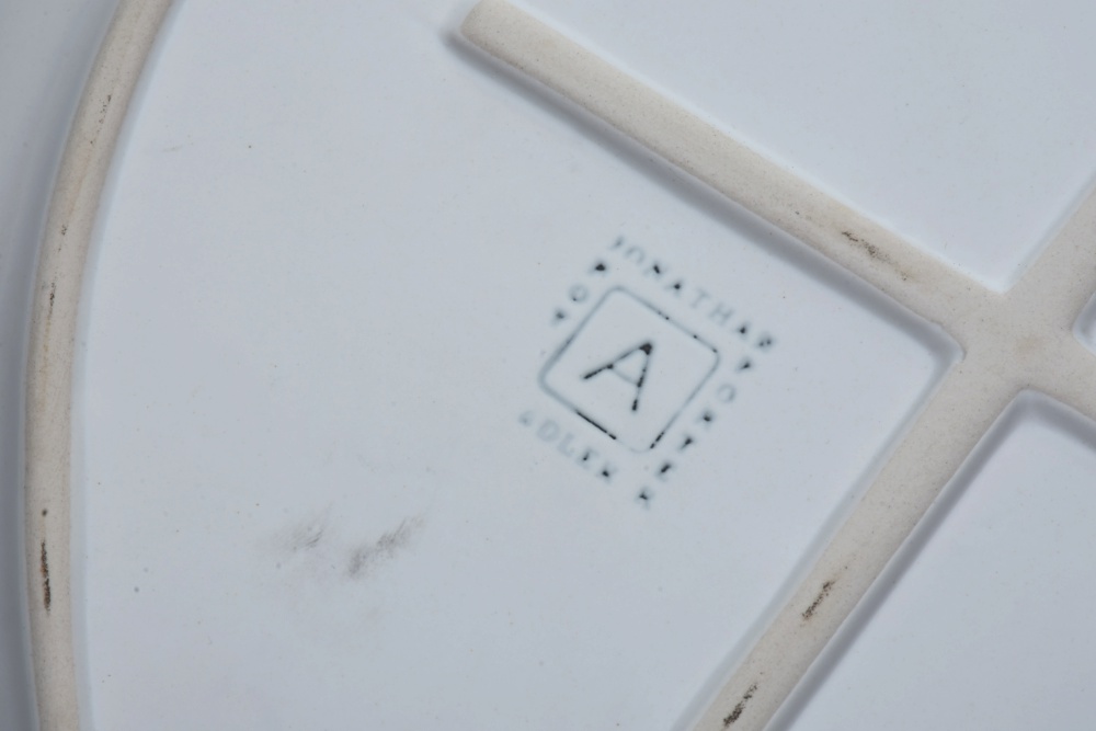 Pair of Jonathan Adler Stoneware "Pot au Porter" Serving Platters