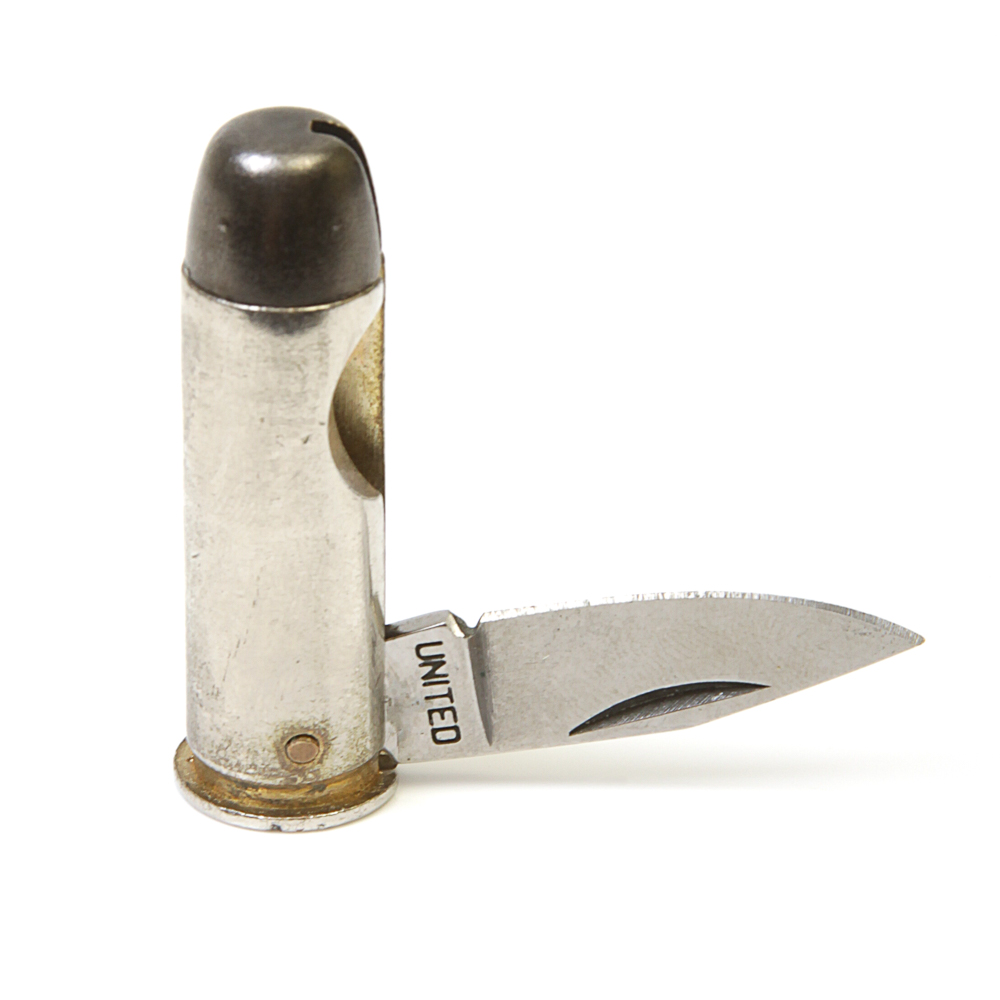 Novelty Bullet-Shaped Folding Knife