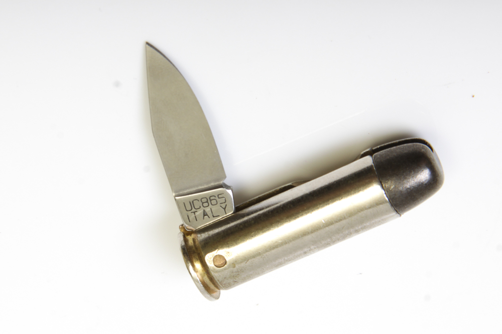 Novelty Bullet-Shaped Folding Knife
