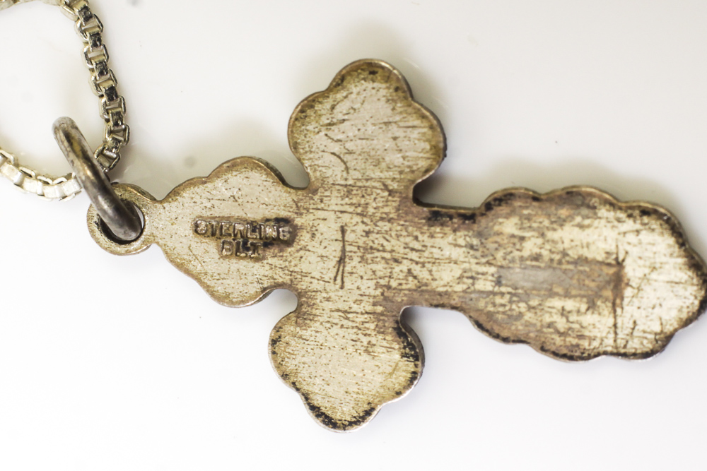 Collection of Sterling Silver Religious Jewelry