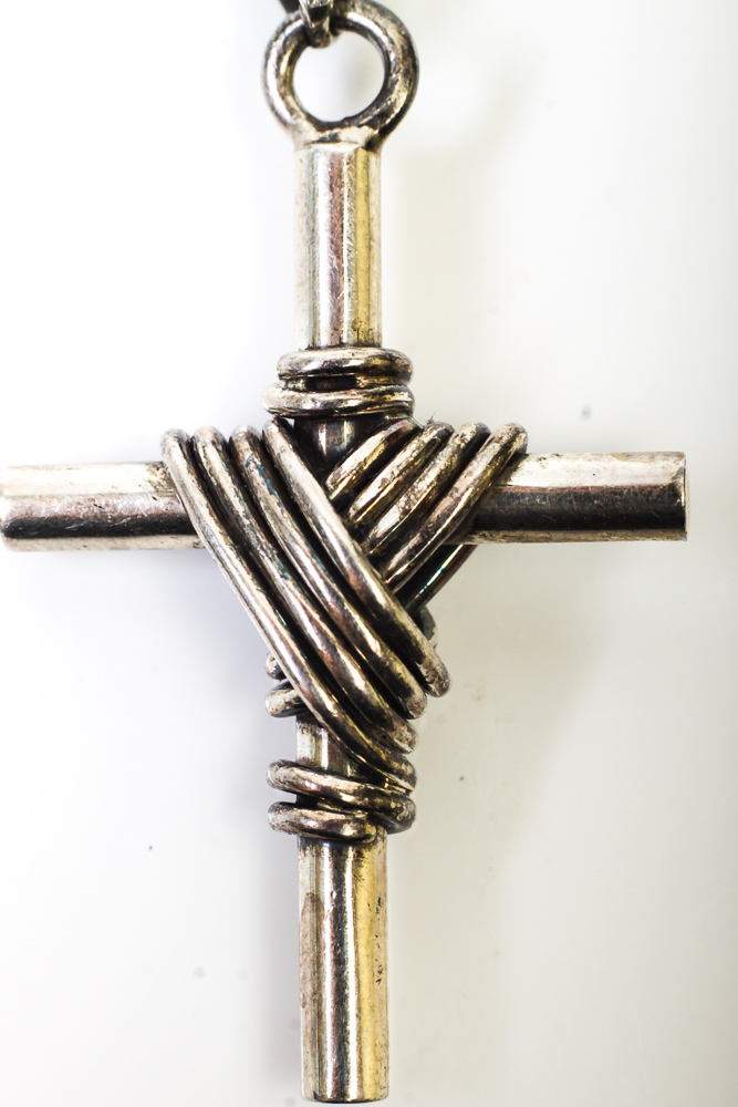 Collection of Sterling Silver Religious Jewelry