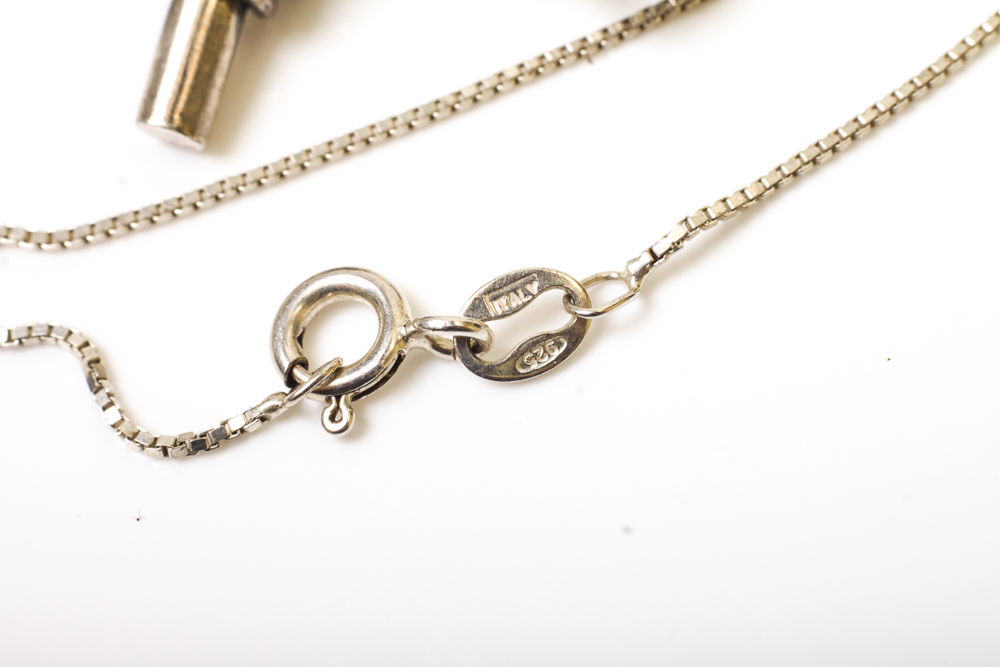 Collection of Sterling Silver Religious Jewelry