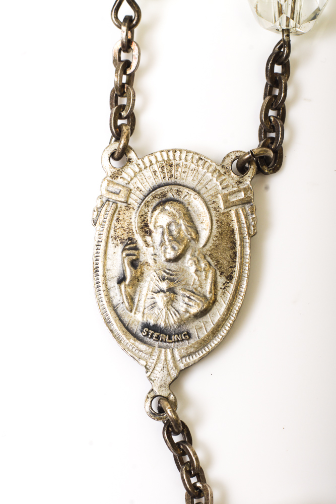 Collection of Sterling Silver Religious Jewelry