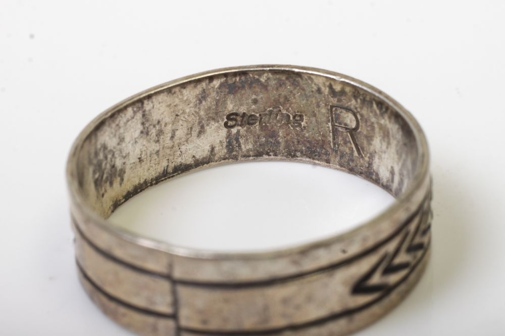 Variety of Sterling Silver and Stone Rings