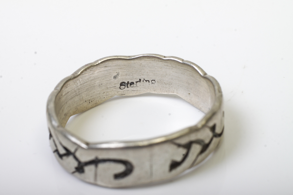 Variety of Sterling Silver and Stone Rings