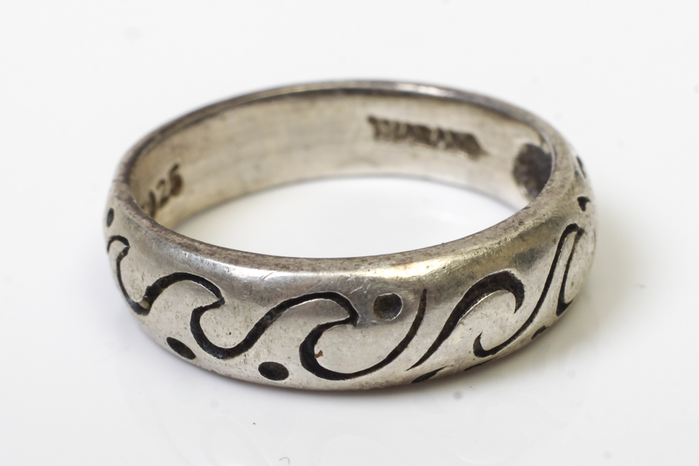 Variety of Sterling Silver and Stone Rings