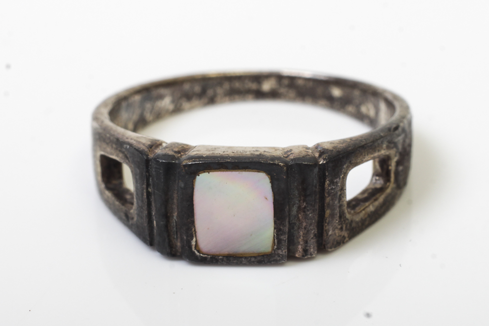 Variety of Sterling Silver and Stone Rings