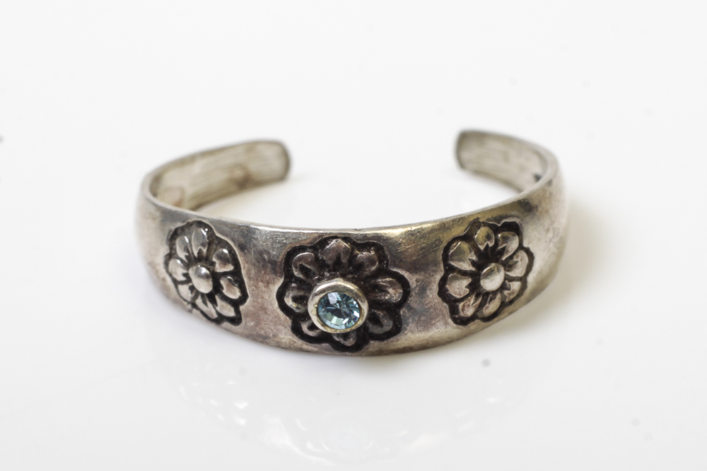 Variety of Sterling Silver and Stone Rings