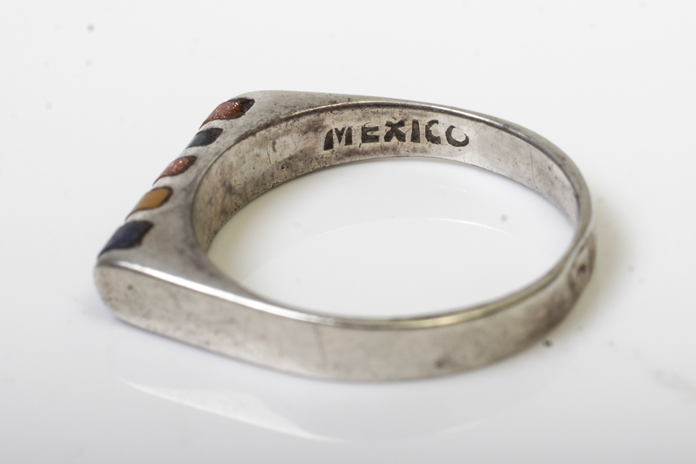 Variety of Sterling Silver and Stone Rings