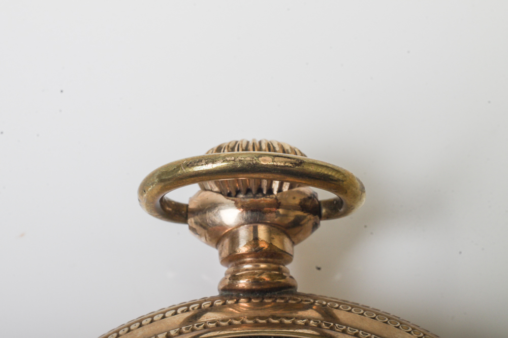 Antique 14K Gold Filled Aurora Pocket Watch