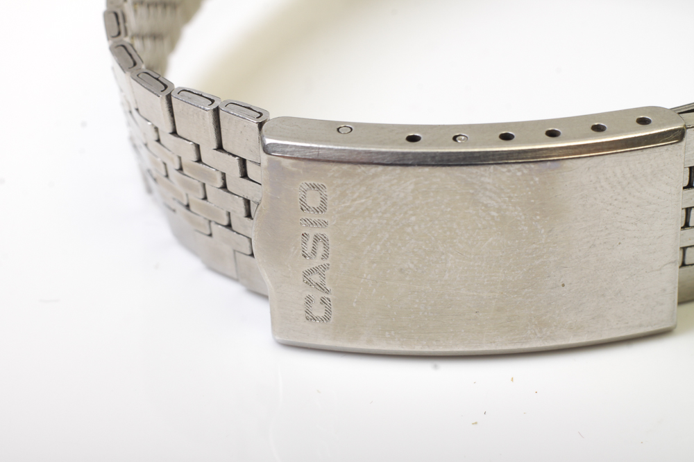 Vintage Casio C-801 Watch with Original Box and Paperwork