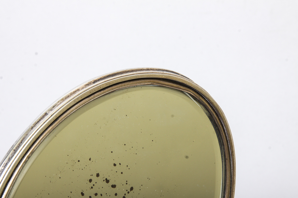 Vintage Gorham Sterling Silver and Tortoise Shell Comb and Mirror