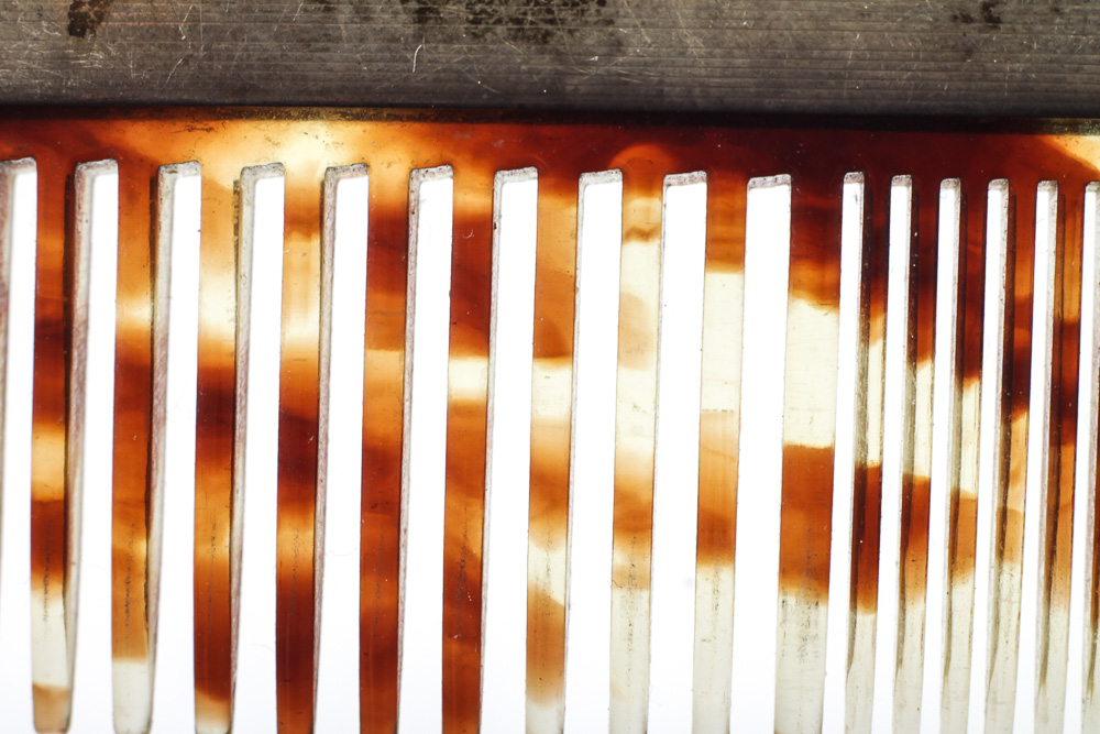 Vintage Gorham Sterling Silver and Tortoise Shell Comb and Mirror