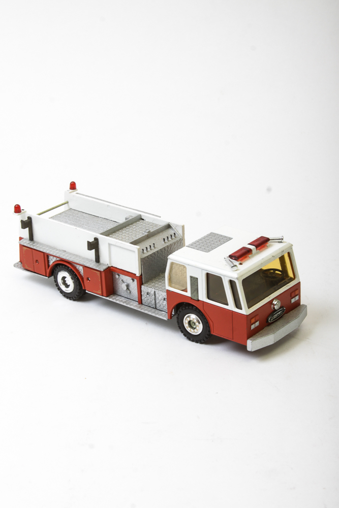 Collection of Vintage Die-Cast Model Firetrucks