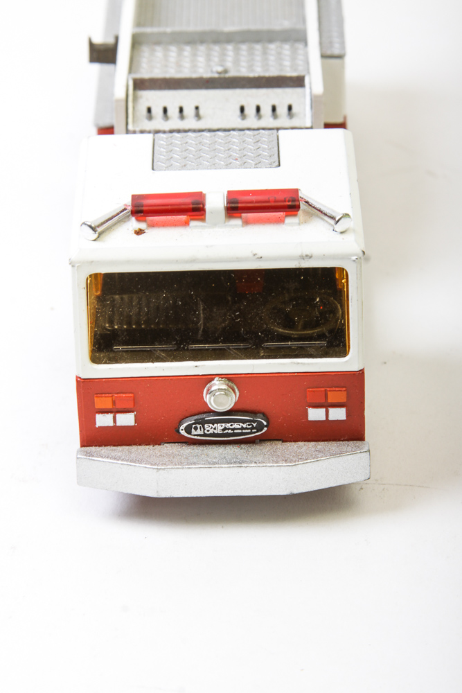Collection of Vintage Die-Cast Model Firetrucks