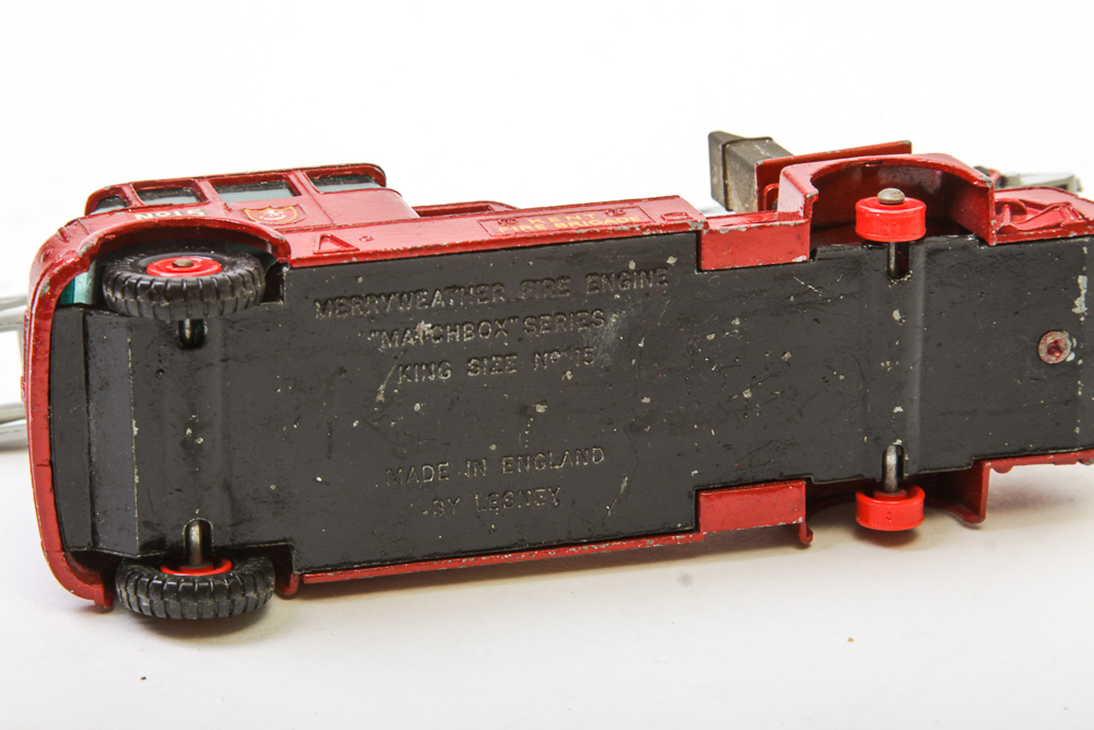 Collection of Vintage Die-Cast Model Firetrucks