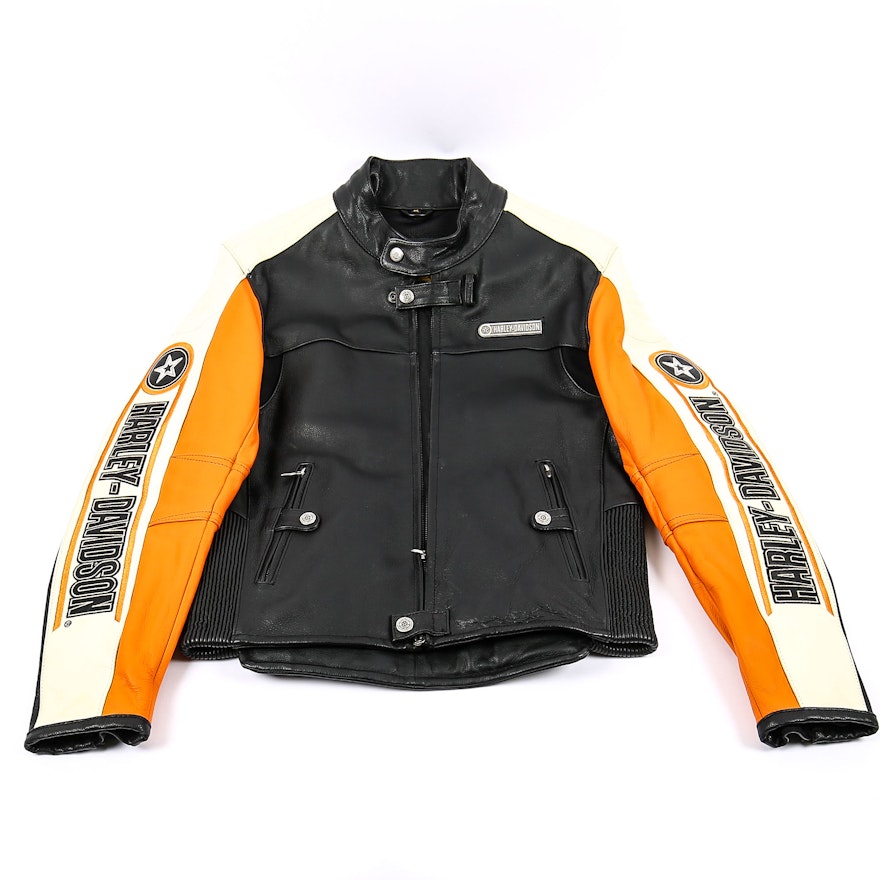Harley-Davidson Leather Motorcycle Racing Jacket