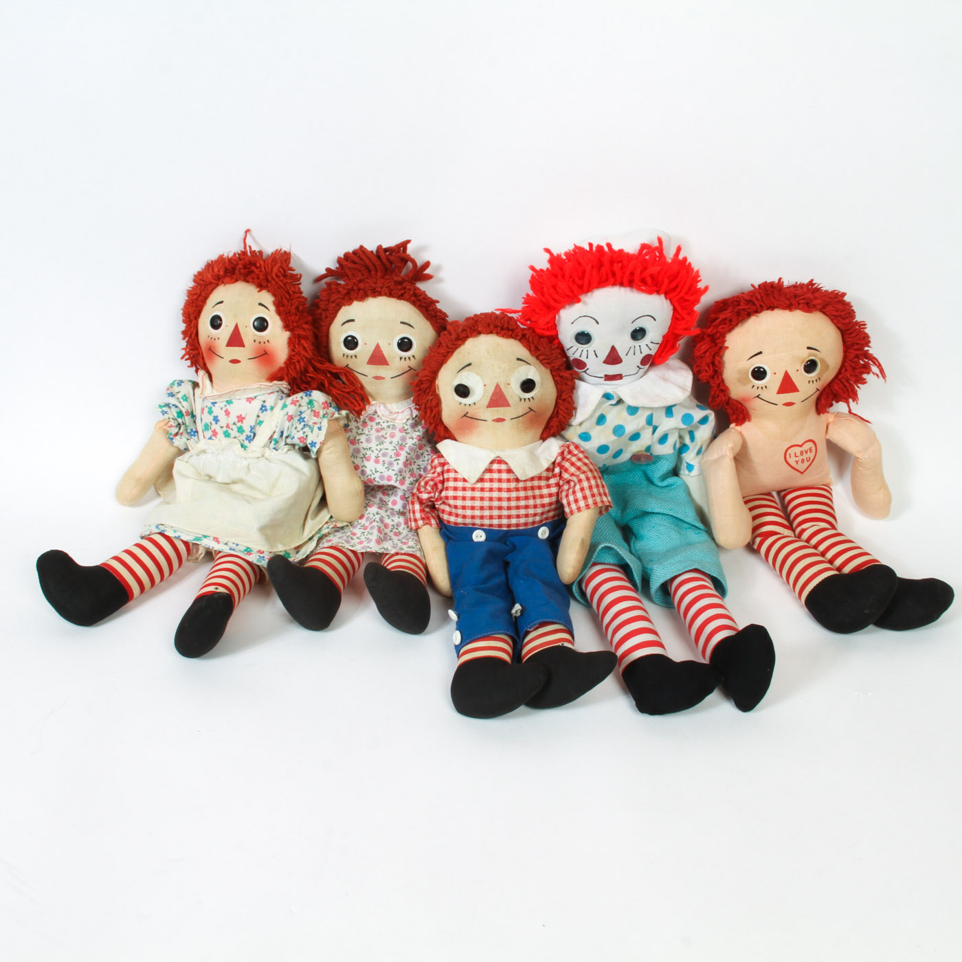 Vintage Raggedy Anne Dolls