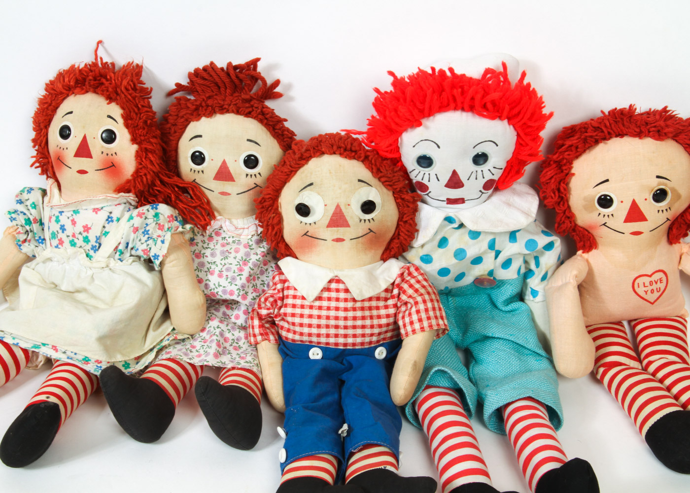 Vintage Raggedy Anne Dolls