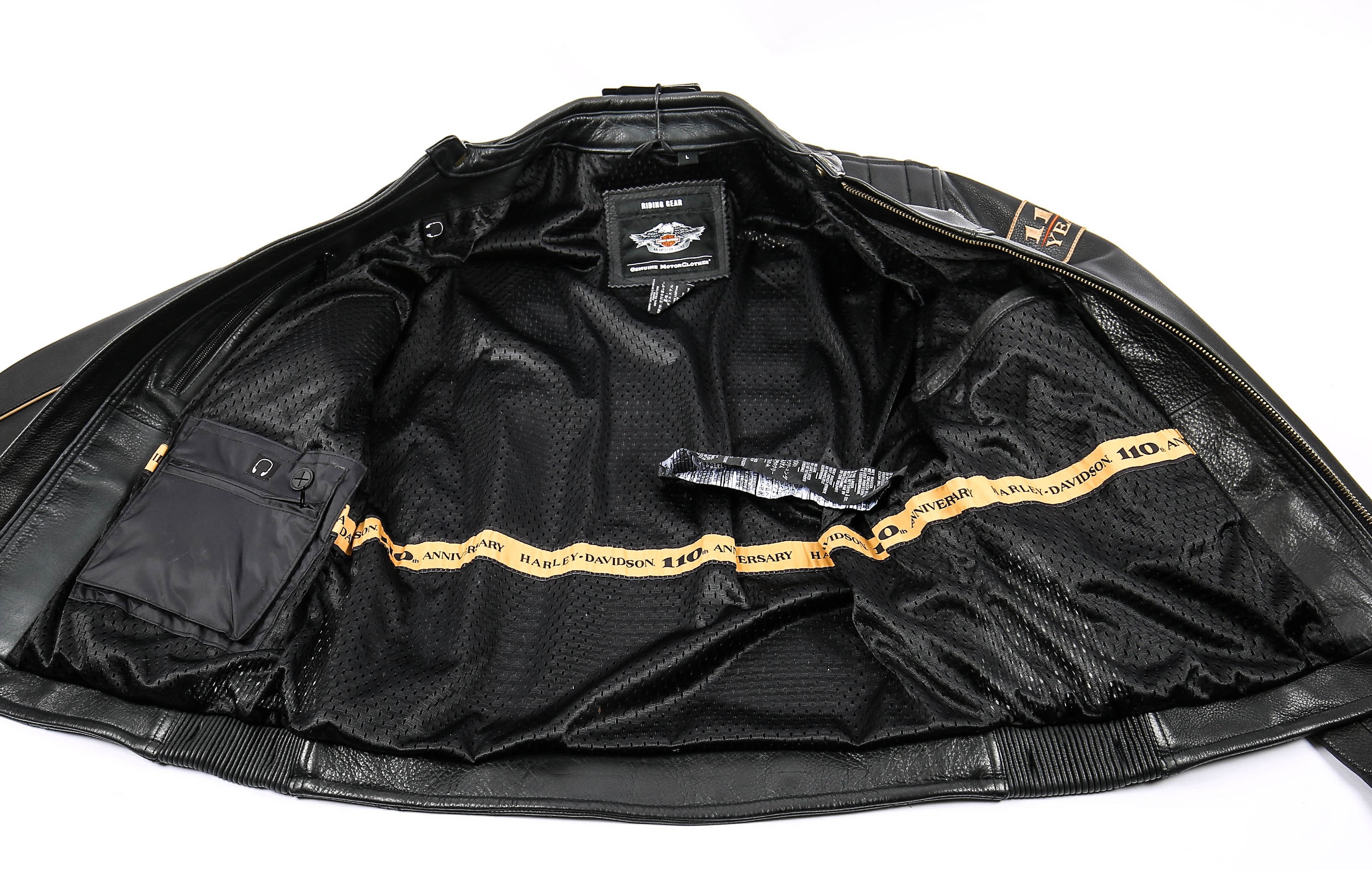 110th Anniversary Harley-Davidson Leather Motorcycle Jacket