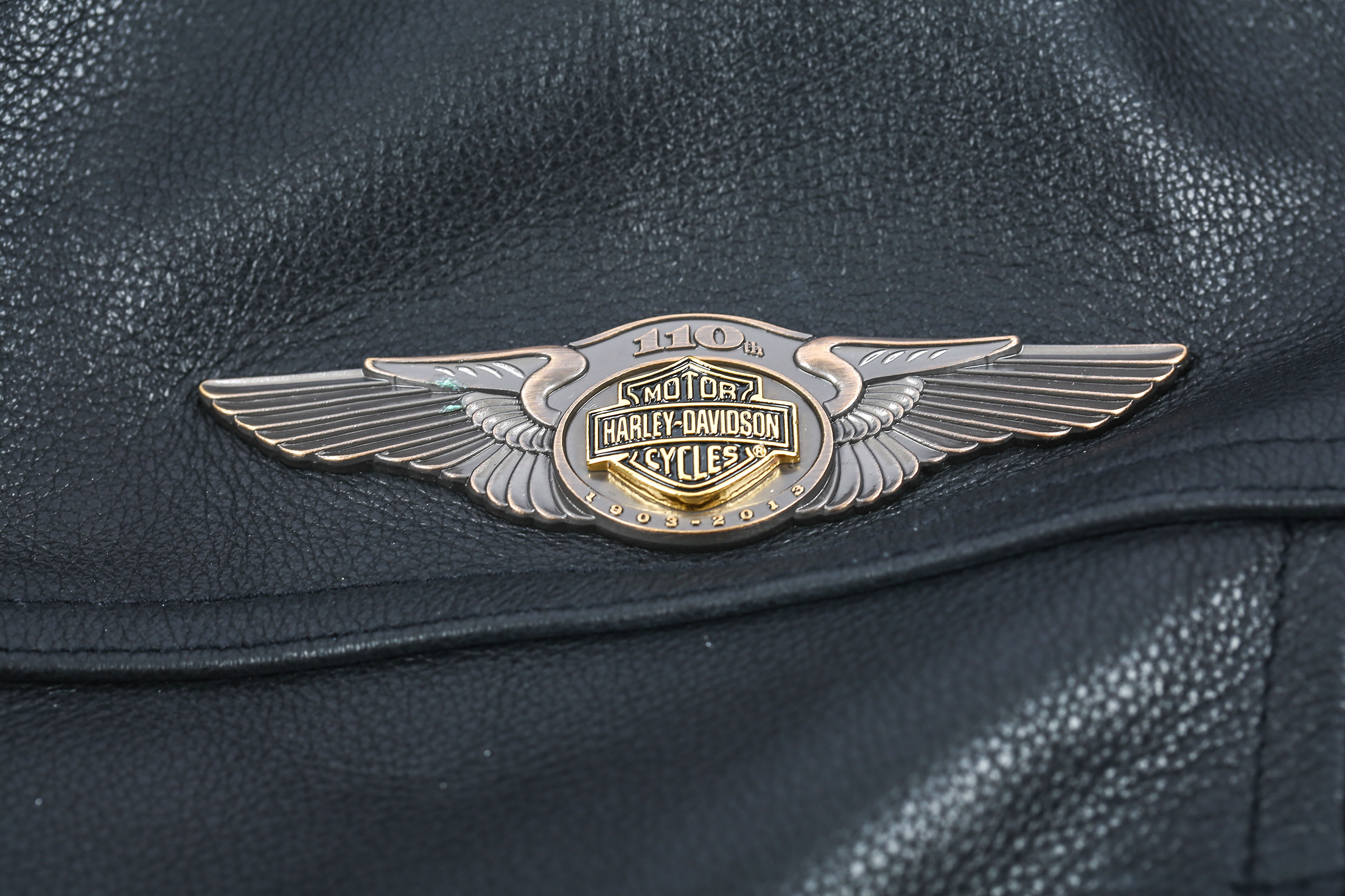 110th Anniversary Harley-Davidson Leather Motorcycle Jacket