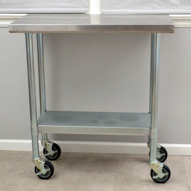 Stainless Steel Portable Kitchen Cart