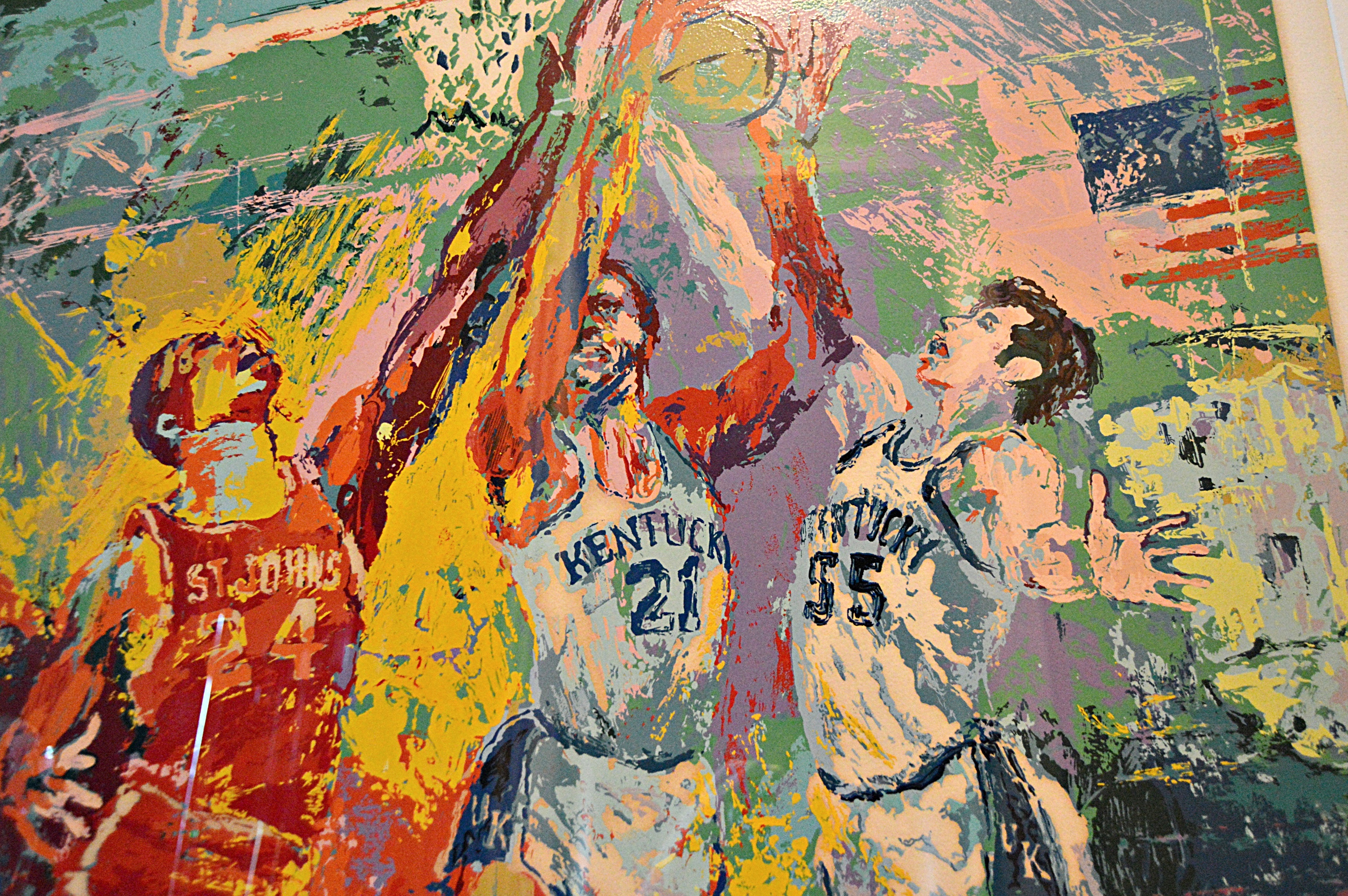 LeRoy Neiman Artist Proof Serigraph " Kentucky Wildcats" 1978