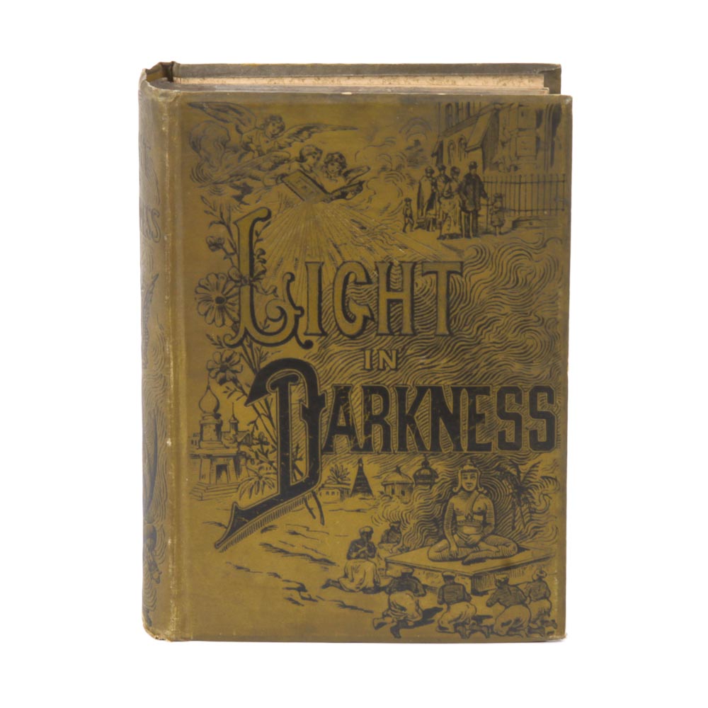 Antique Book "Light In Darkness"