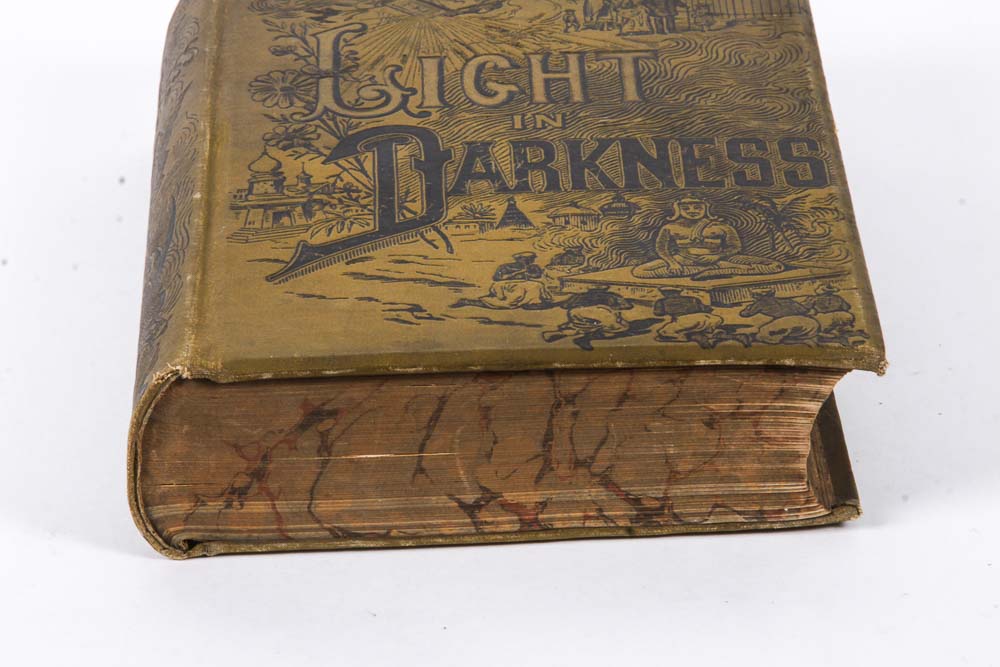 Antique Book "Light In Darkness"