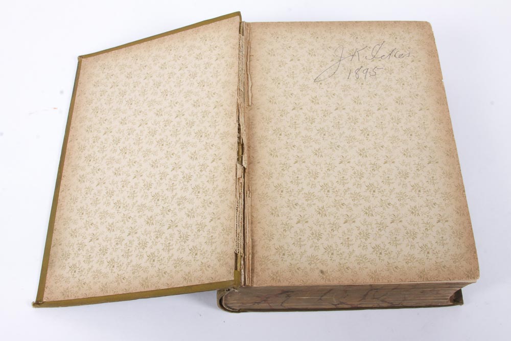 Antique Book "Light In Darkness"