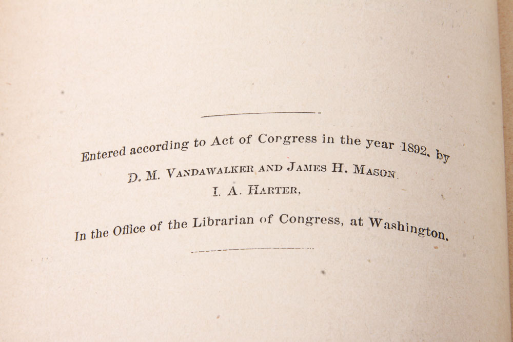 Antique Book "Light In Darkness"