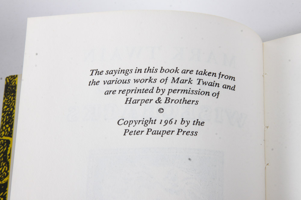 Mark Twain Book Collection